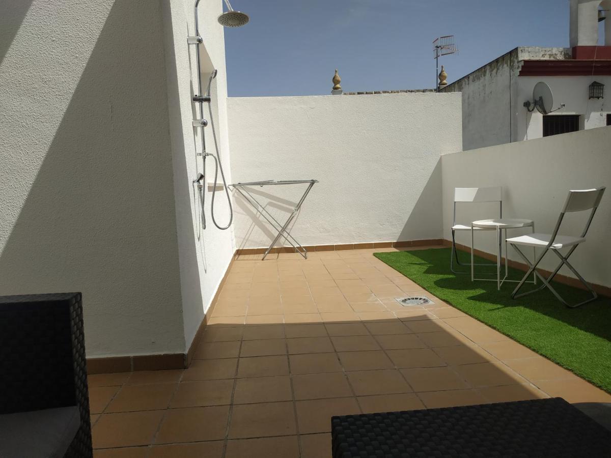 Atico En El Centro, Terraza 20 M2, Garaje, Wi-Fi, Ac Apartment Sanlúcar de Barrameda Exterior photo